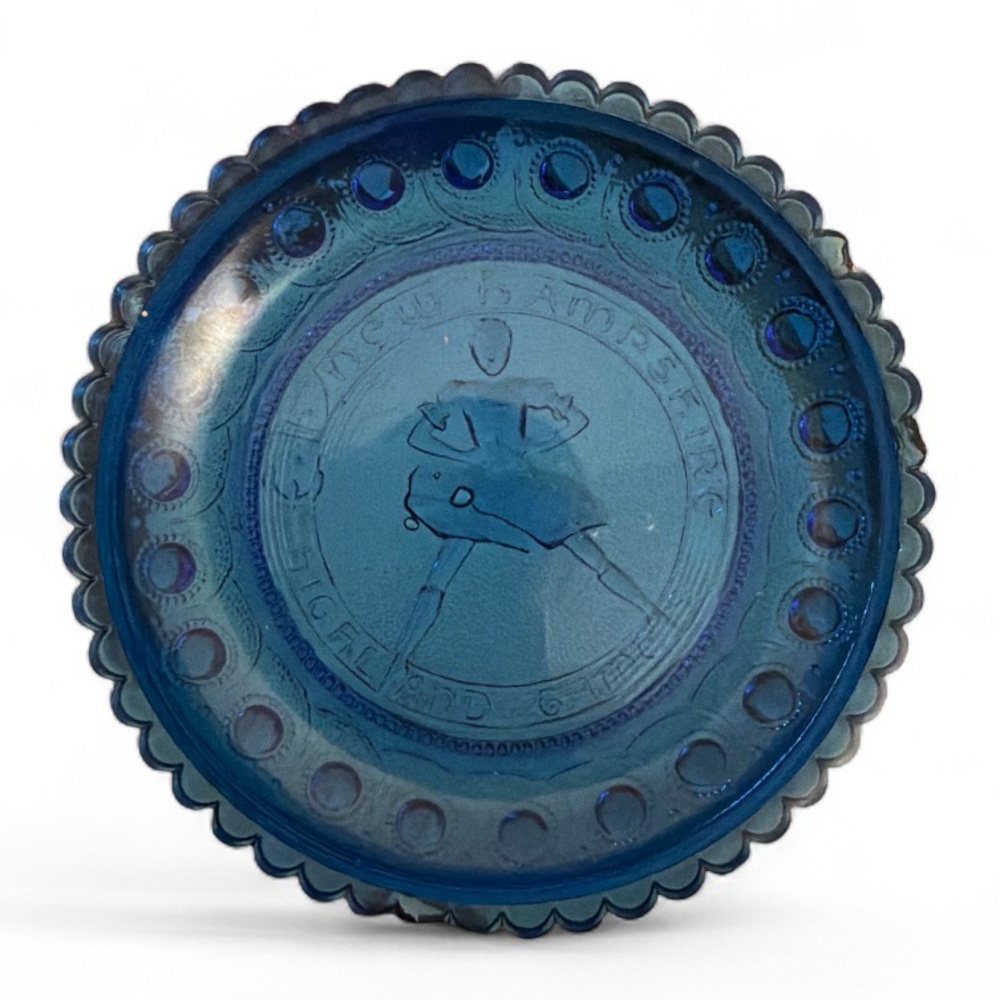 Vintage New Hampshire Highland Games Glass Cup Plates
